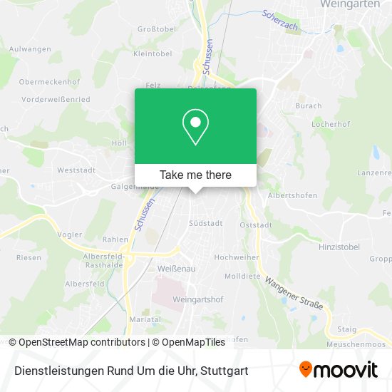 Dienstleistungen Rund Um die Uhr map