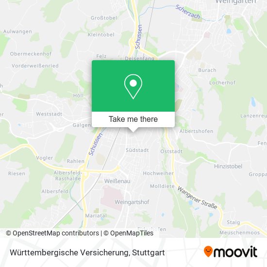 Württembergische Versicherung map