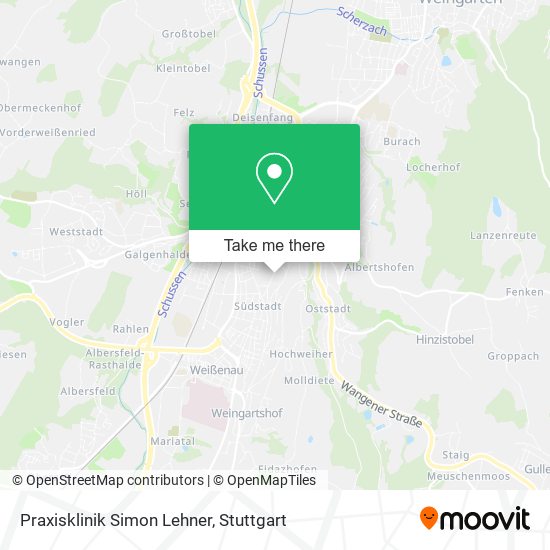Praxisklinik Simon Lehner map