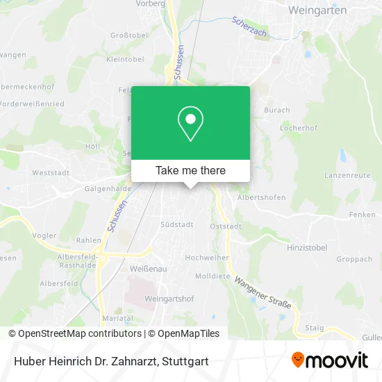 Карта Huber Heinrich Dr. Zahnarzt