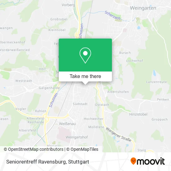 Карта Seniorentreff Ravensburg