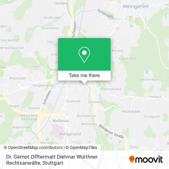 Dr. Gernot Offtermatt Dietmar Würthner Rechtsanwälte map