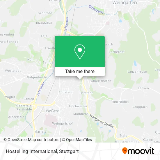 Карта Hostelling International