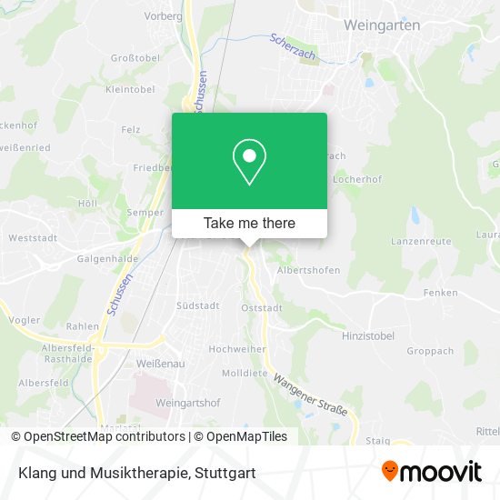 Карта Klang und Musiktherapie