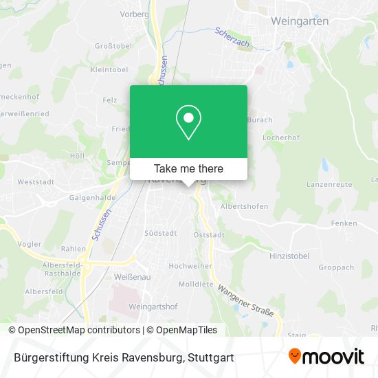 Карта Bürgerstiftung Kreis Ravensburg