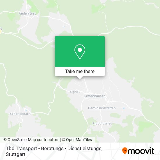 Tbd Transport - Beratungs - Dienstleistungs map