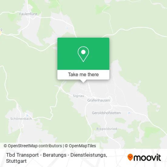 Карта Tbd Transport - Beratungs - Dienstleistungs