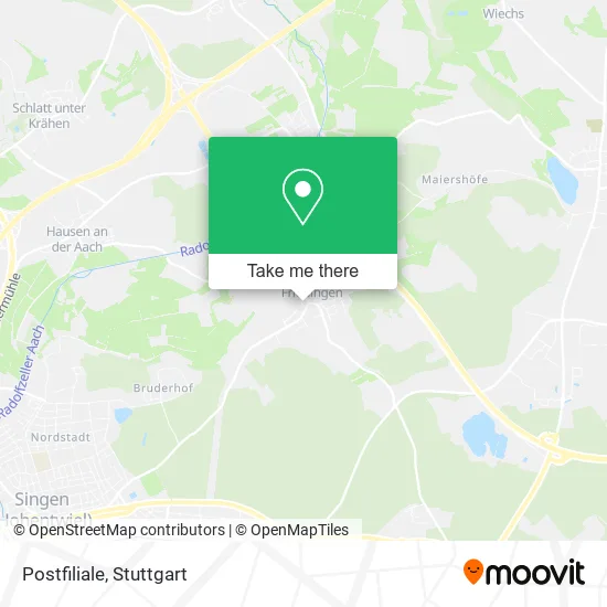 Карта Postfiliale