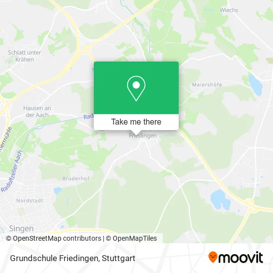 Карта Grundschule Friedingen
