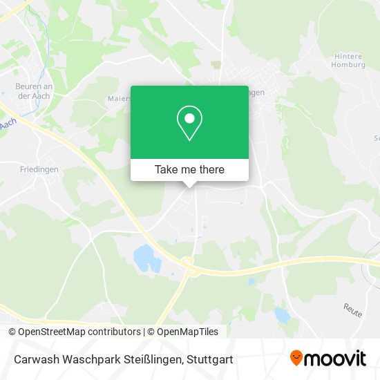 Carwash Waschpark Steißlingen map