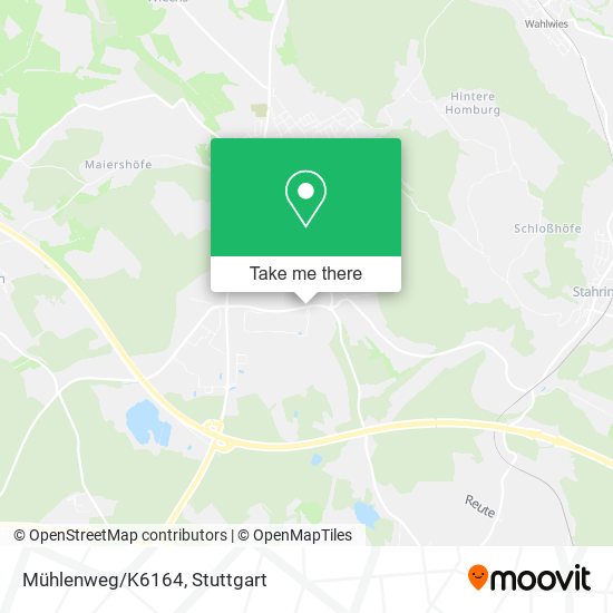 Mühlenweg/K6164 map