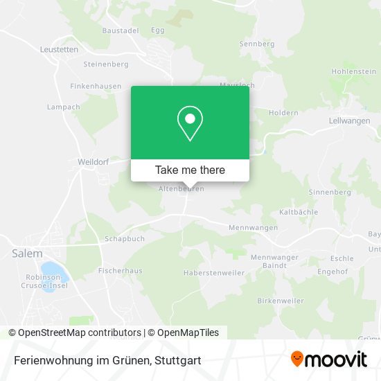 Ferienwohnung im Grünen map