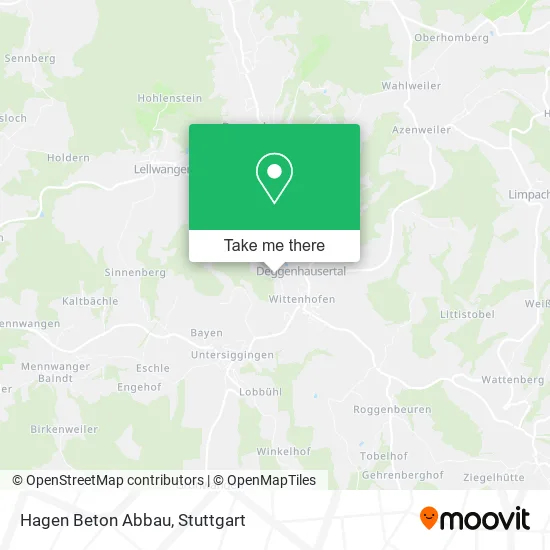 Карта Hagen Beton Abbau