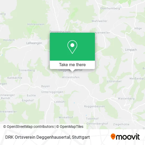 Карта DRK Ortsverein Deggenhausertal