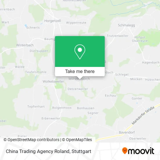 Карта China Trading Agency Roland