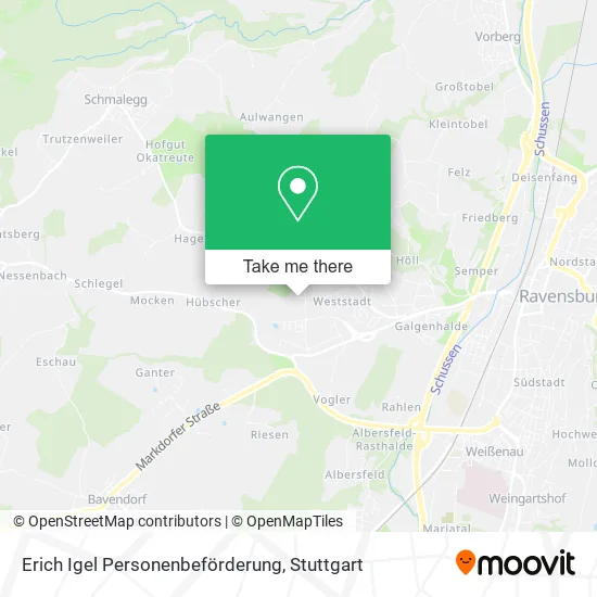 Карта Erich Igel Personenbeförderung
