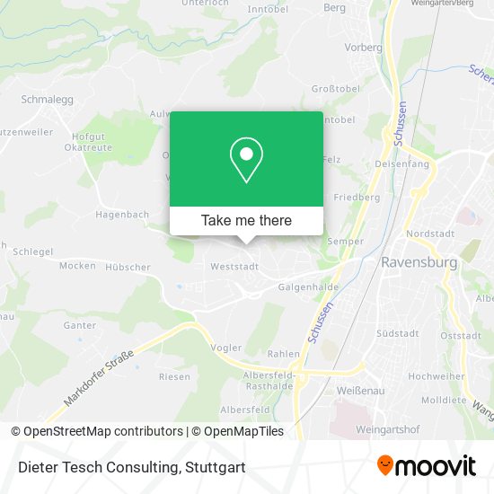 Dieter Tesch Consulting map