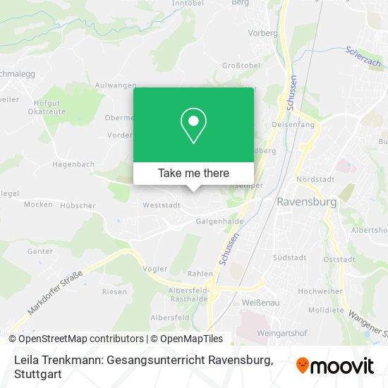 Leila Trenkmann: Gesangsunterricht Ravensburg map