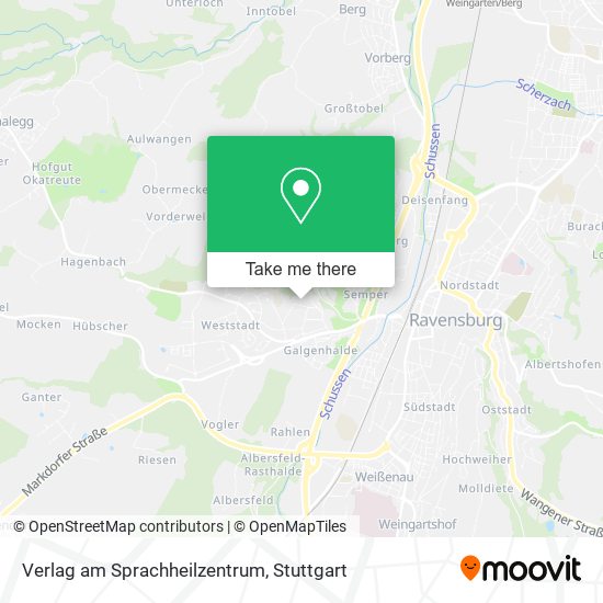 Verlag am Sprachheilzentrum map