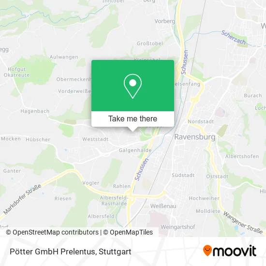 Карта Pötter GmbH Prelentus