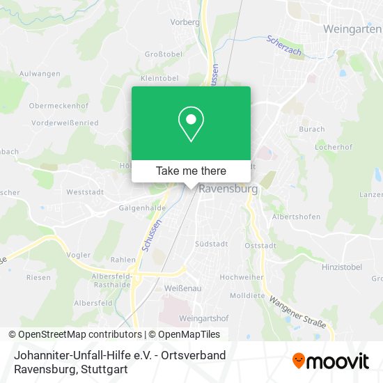 Johanniter-Unfall-Hilfe e.V. - Ortsverband Ravensburg map