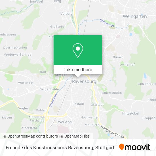 Карта Freunde des Kunstmuseums Ravensburg