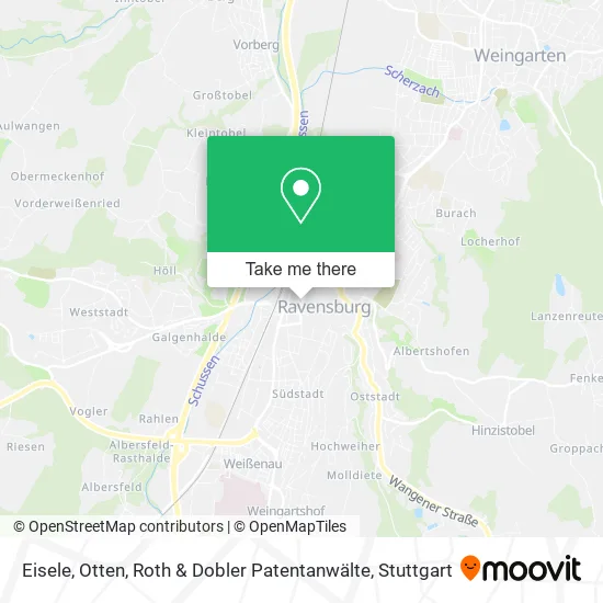 Карта Eisele, Otten, Roth & Dobler Patentanwälte