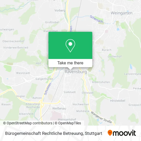 Карта Bürogemeinschaft Rechtliche Betreuung