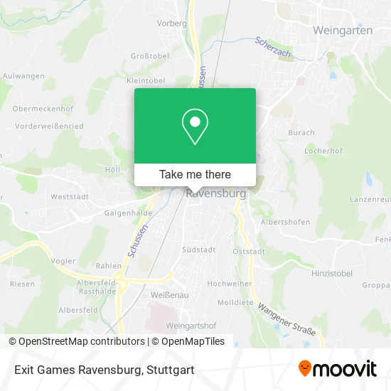 Карта Exit Games Ravensburg