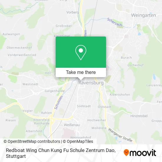 Карта Redboat Wing Chun Kung Fu Schule Zentrum Dao