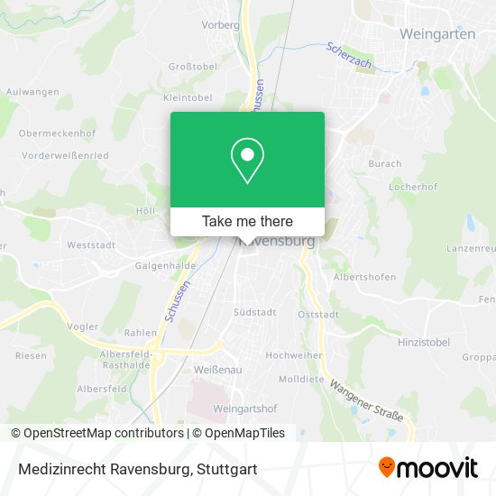 Medizinrecht Ravensburg map