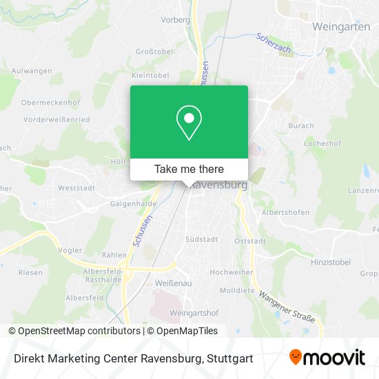 Direkt Marketing Center Ravensburg map