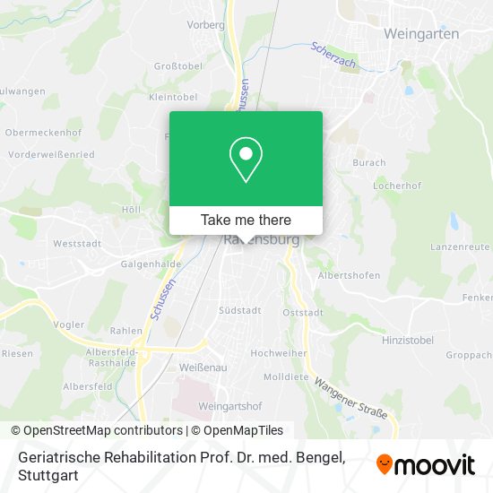 Geriatrische Rehabilitation Prof. Dr. med. Bengel map