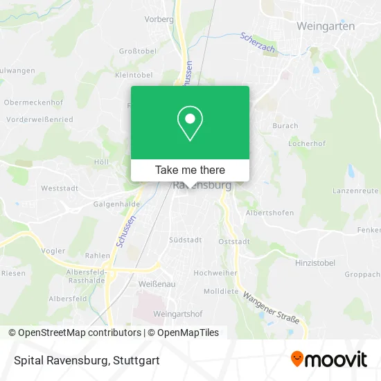 Карта Spital Ravensburg