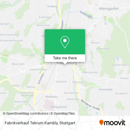 Fabrikverkauf Tekrum Kambly map