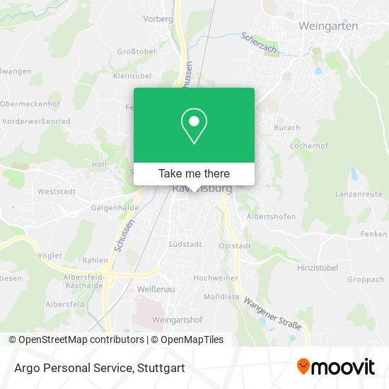 Argo Personal Service map