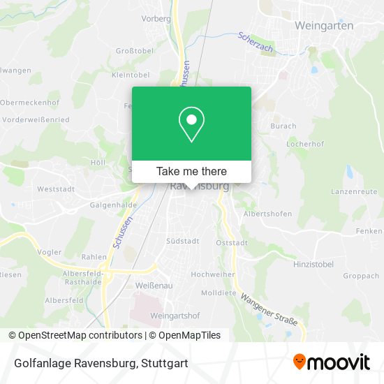 Golfanlage Ravensburg map