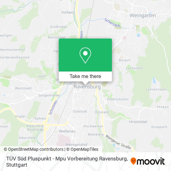 TÜV Süd Pluspunkt - Mpu Vorbereitung Ravensburg map