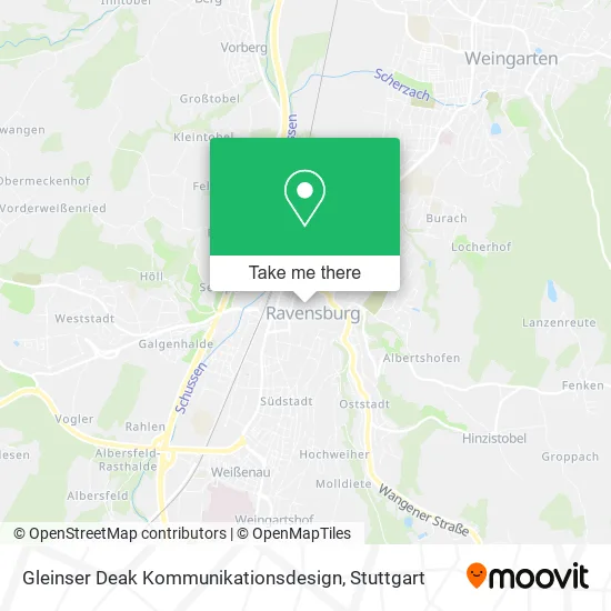 Карта Gleinser Deak Kommunikationsdesign