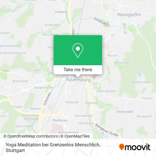 Yoga Meditation bei Grenzenlos Menschlich map