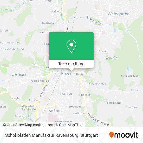 Schokoladen Manufaktur Ravensburg map