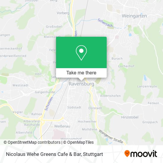 Nicolaus Wehe Greens Cafe & Bar map