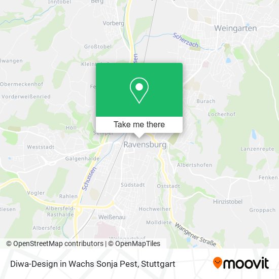 Diwa-Design in Wachs Sonja Pest map