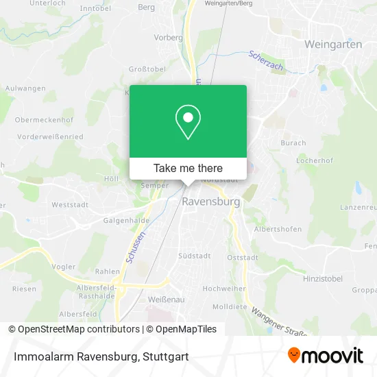 Карта Immoalarm Ravensburg