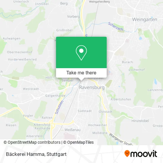 Карта Bäckerei Hamma