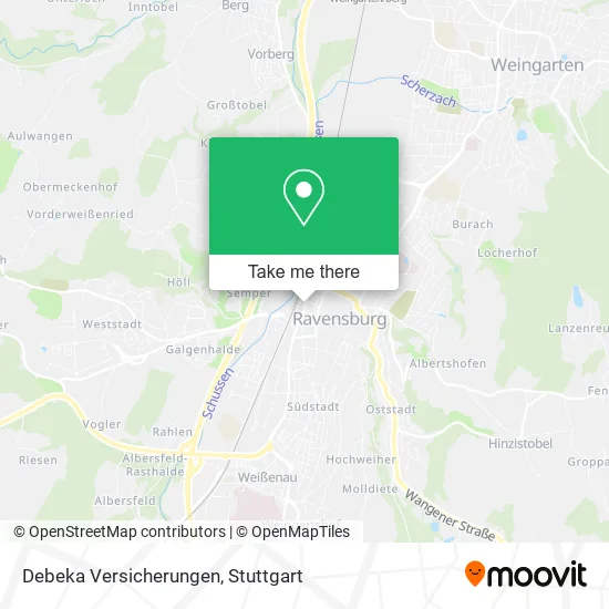 Карта Debeka Versicherungen