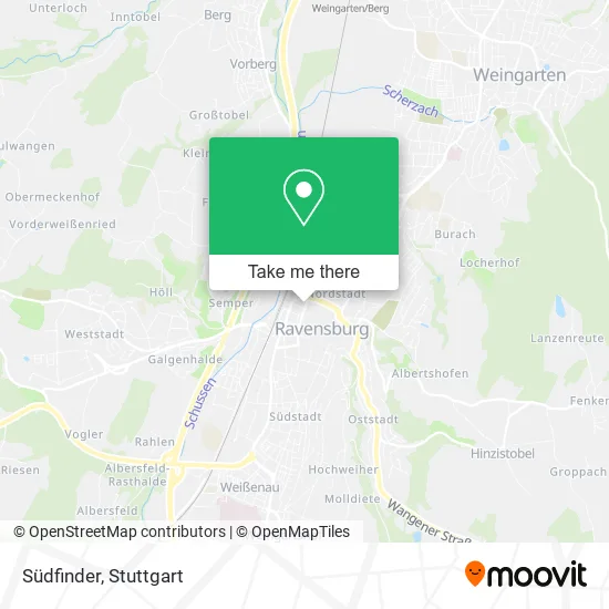 Карта Südfinder