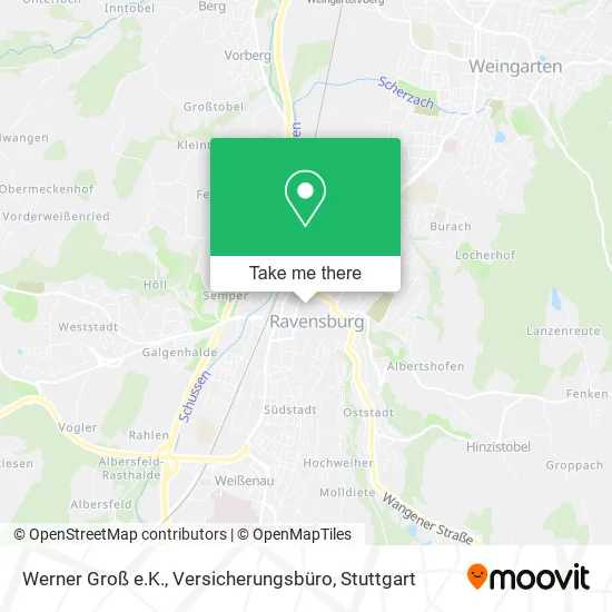 Карта Werner Groß e.K., Versicherungsbüro