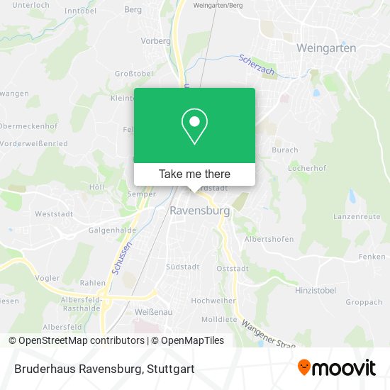 Карта Bruderhaus Ravensburg