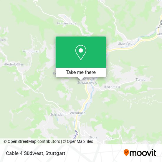 Cable 4 Südwest map
